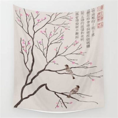 The Jade Stream and Fragrant Plum Blossoms - A Tapestry Woven with Serenity and Elegance!